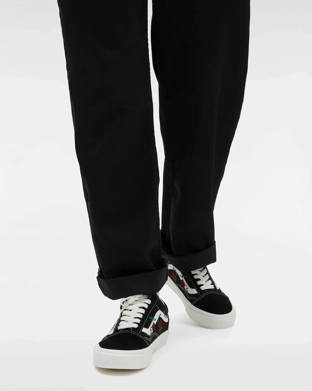 VANS Old Skool black ROSES kép 5