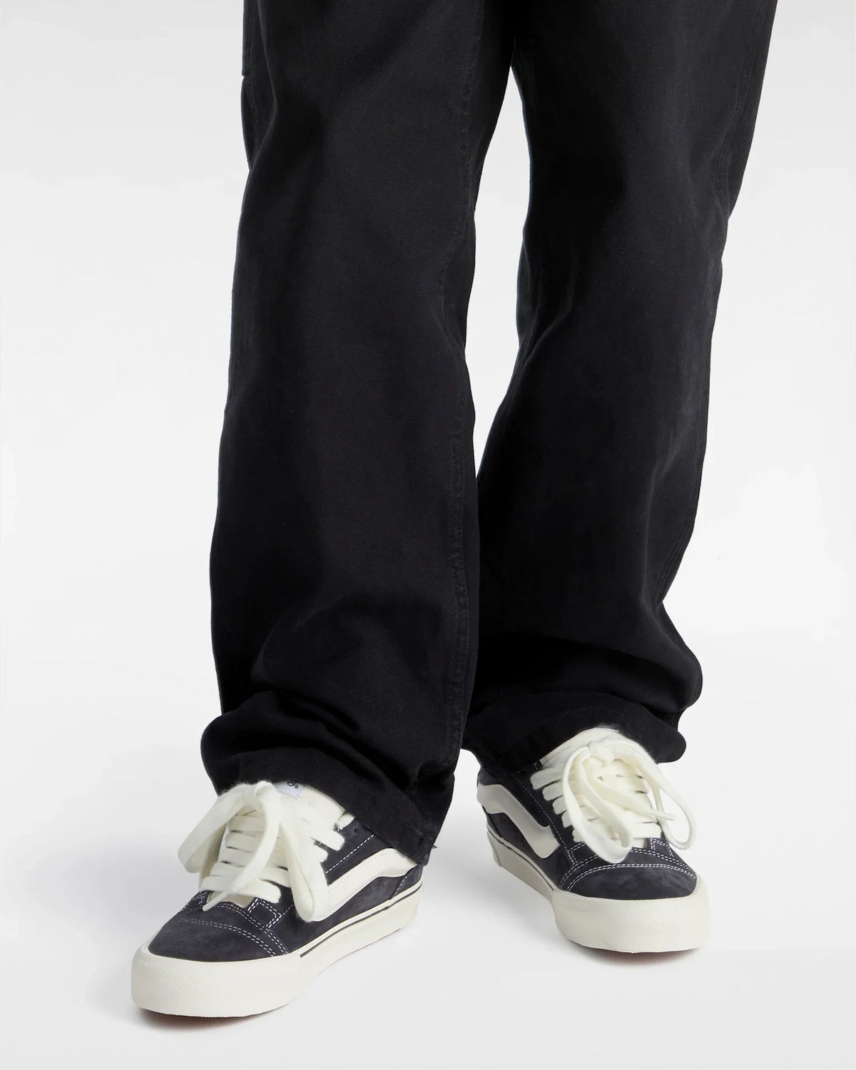 VANS Knu Skool PIG SUEDE GRAY Cipő kép 5