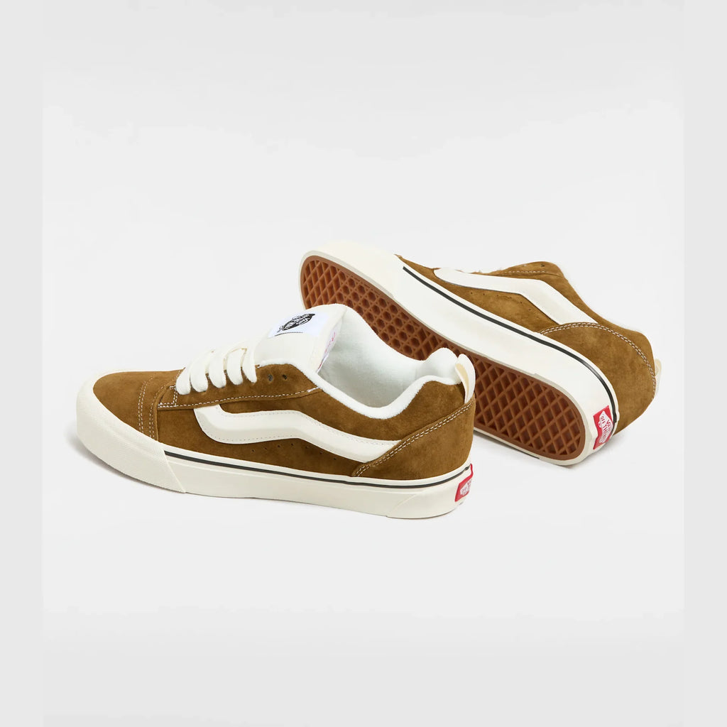 VANS Knu Skool PIG SUEDE BROWN Cipő kép 3