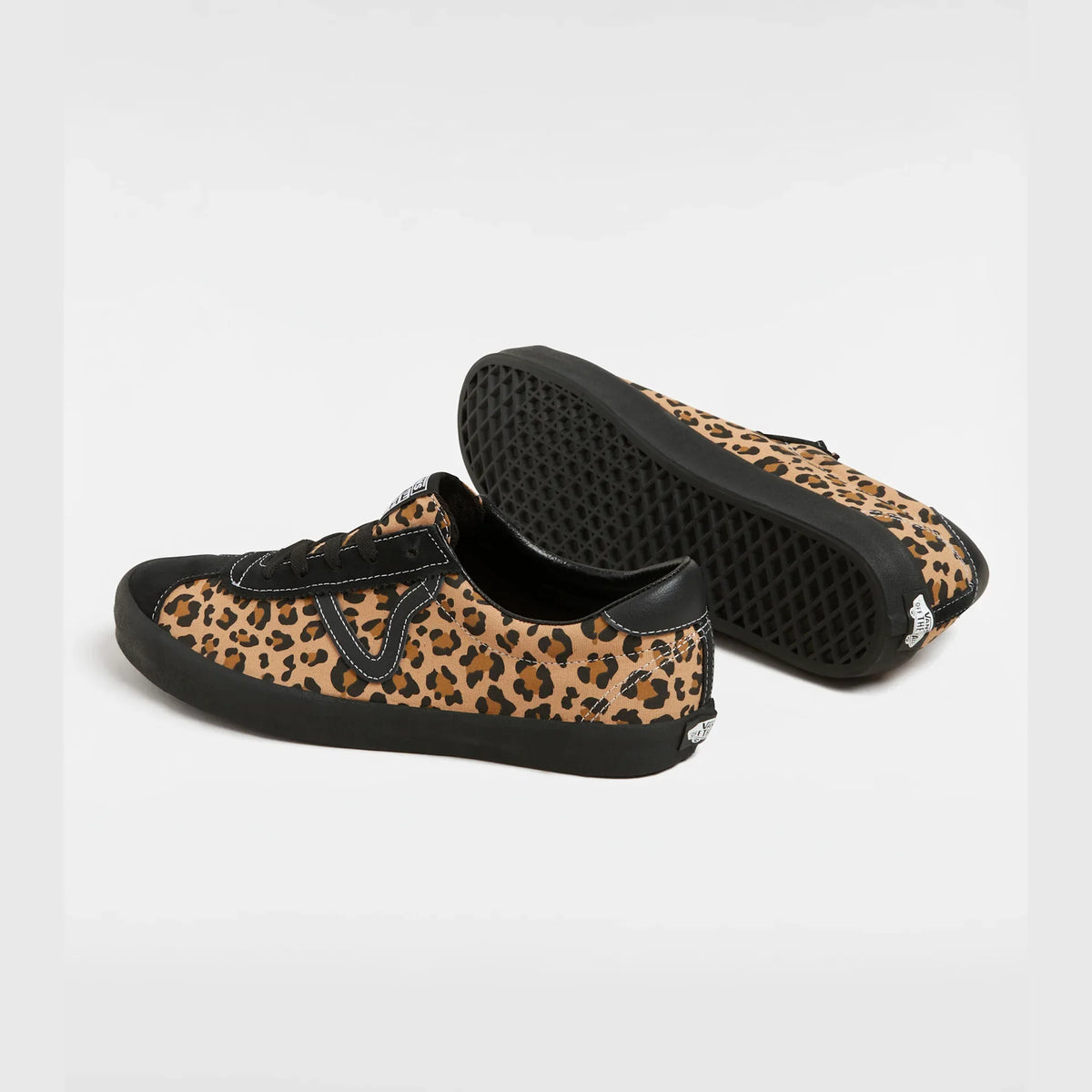 VANS Sport Low LEOPARD BLACK Cipő kép 3