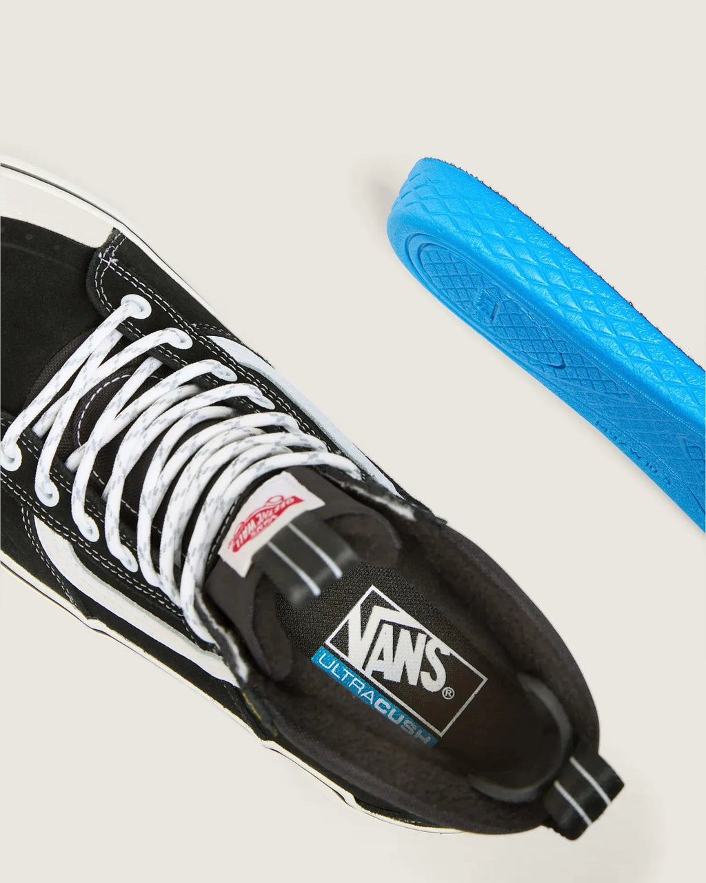 VANS MTE Sk8-Hi Waterproof BLACK/TRUE WHITE Cipő kép 6