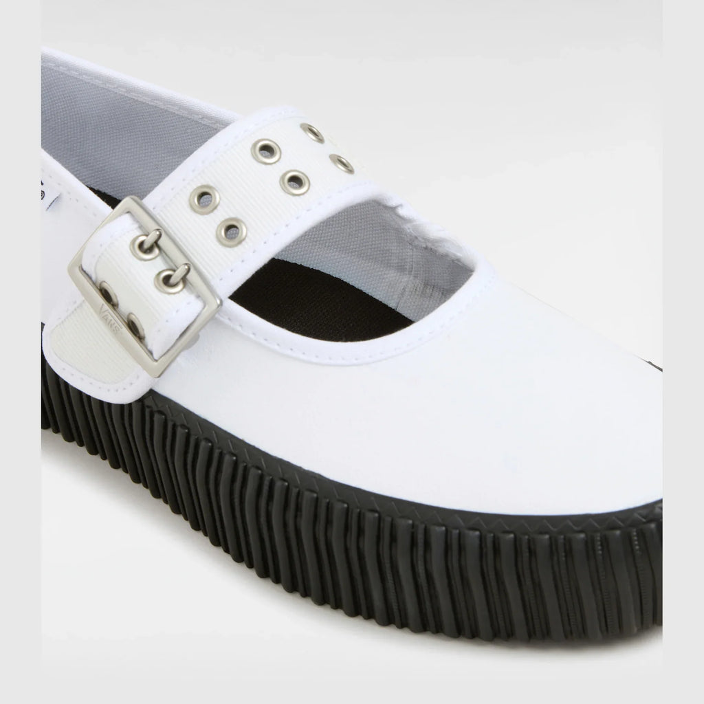 VANS Mary Jane Creeper Grunge Ballet WHITE/BLACK kép 4