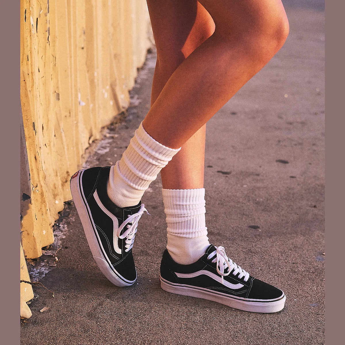 VANS UA Old Skool Black/White Cipő kép 2