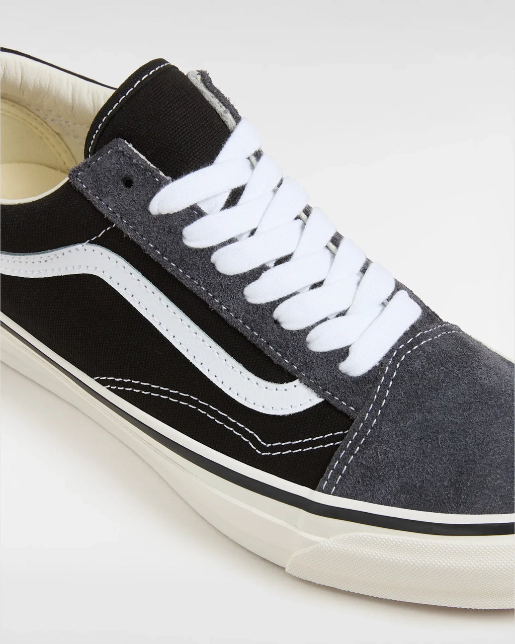 VANS LX Old Skool SUEDE GRAY/BLACK Cipő kép 5