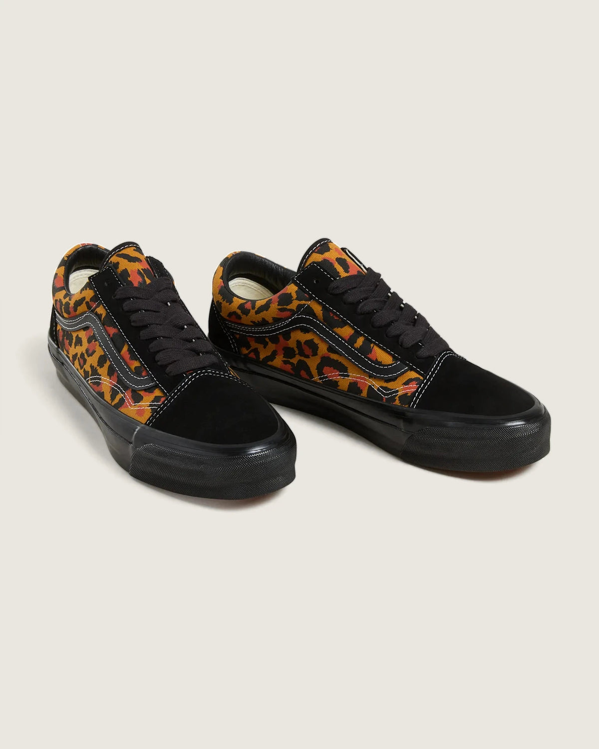 VANS LX Old Skool LEOPARD BLACK/BLACK Cipő kép 3