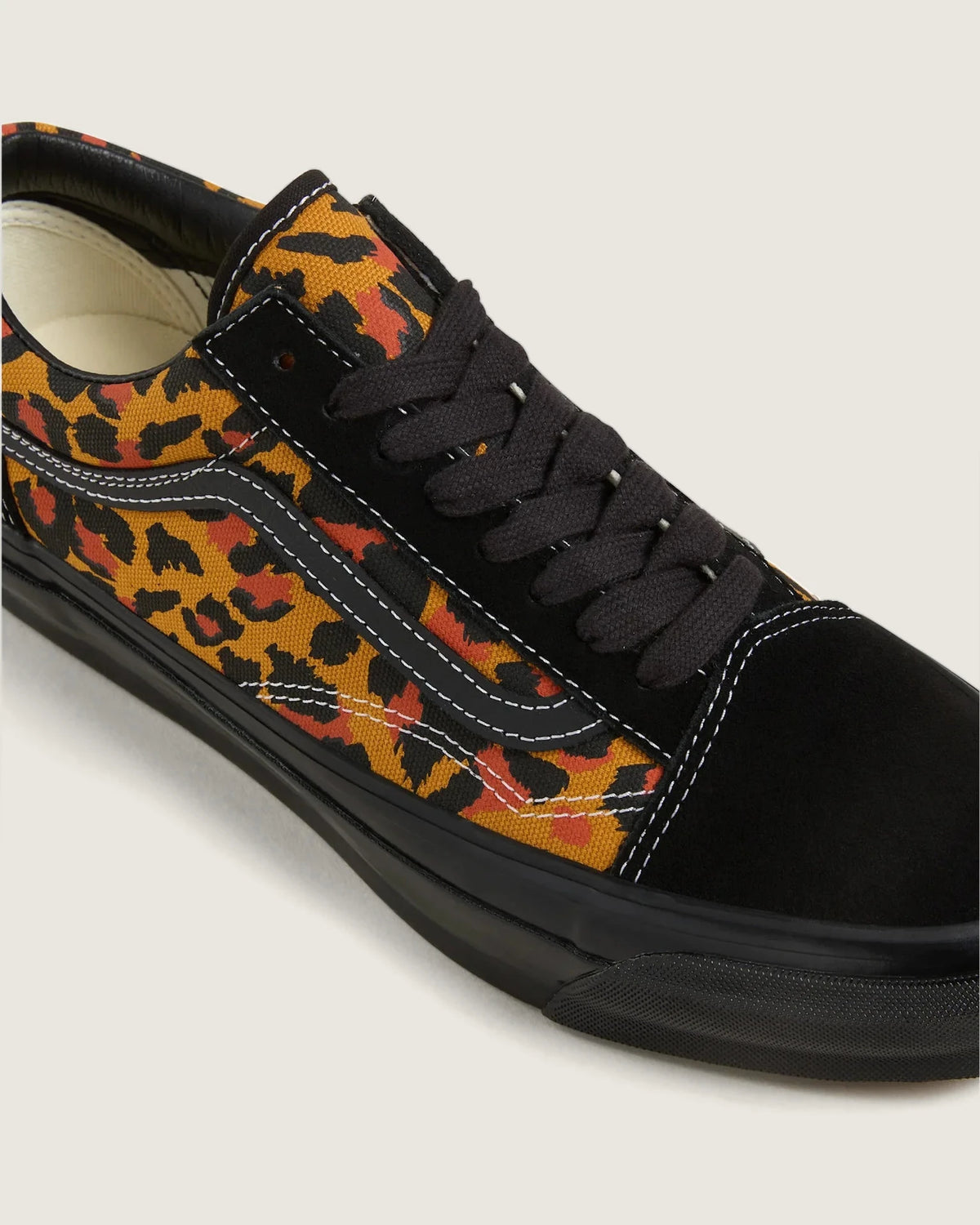 VANS LX Old Skool LEOPARD BLACK/BLACK Cipő kép 5