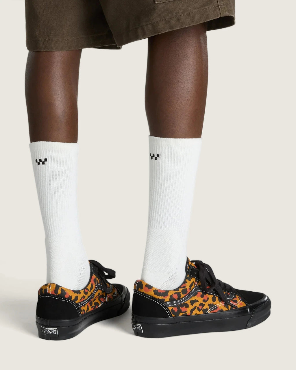 VANS LX Old Skool LEOPARD BLACK/BLACK Cipő kép 6