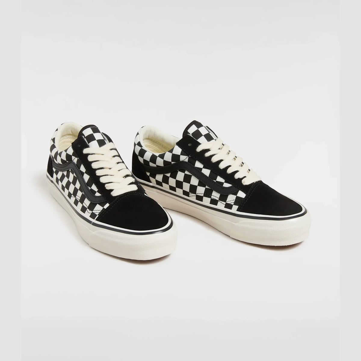 VANS LX Old Skool CHECKERBOARD BLACK/WHITE Cipő kép 2
