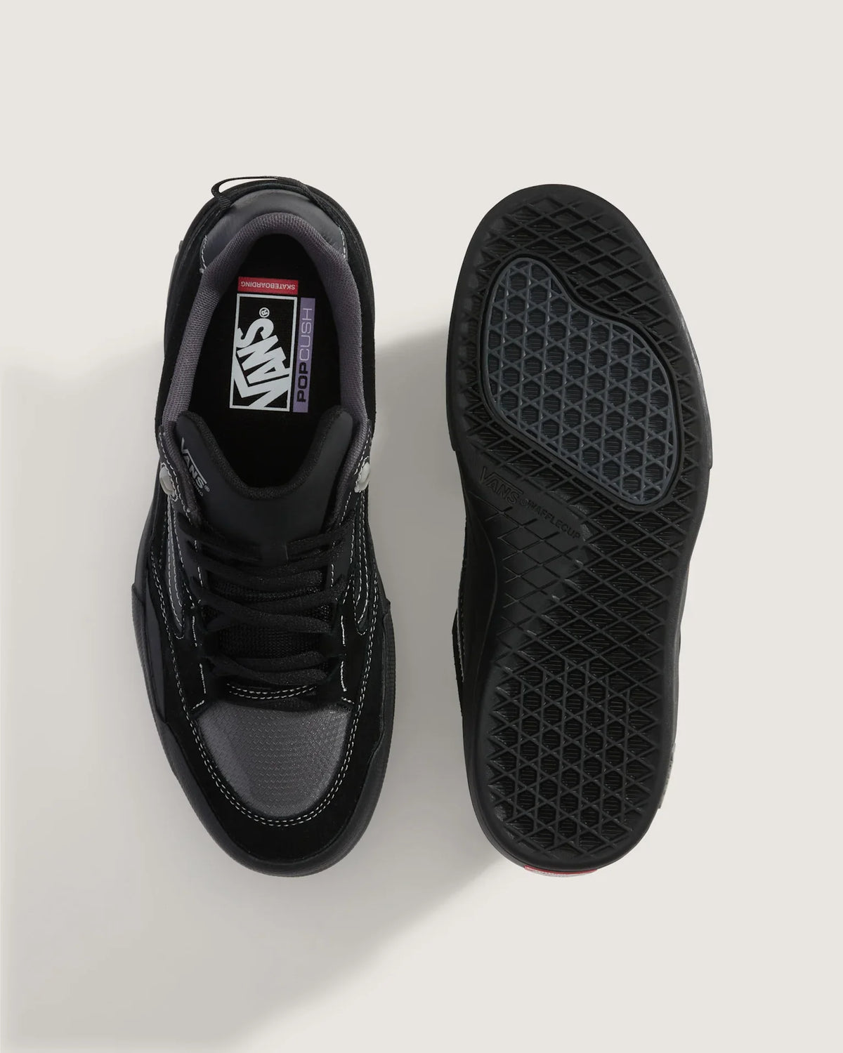 VANS Skate 2 Wayvee BLACK/BLACK/GREY Cipő kép 3