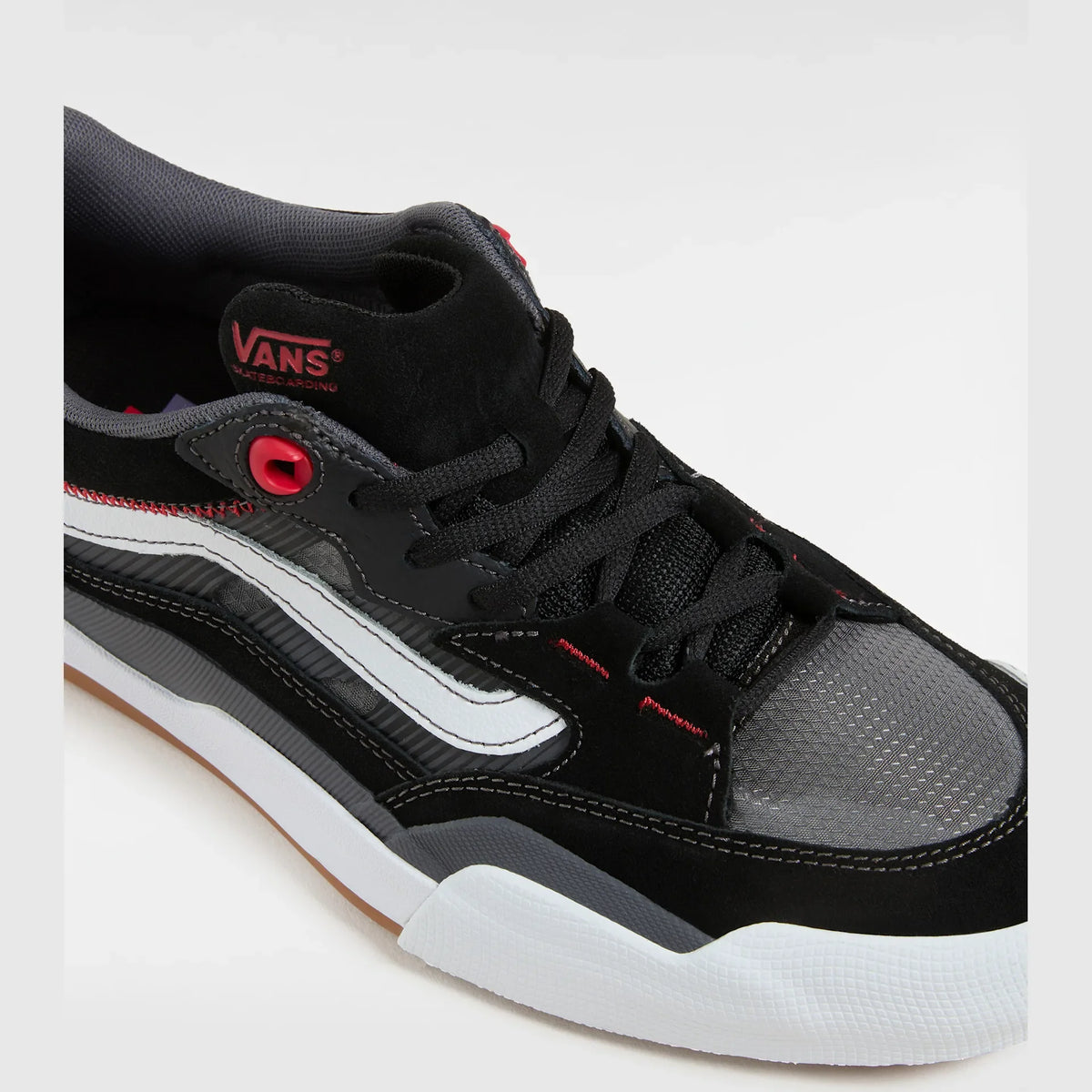 VANS Skate 2 Wayvee BLACK/WHITE/RED Cipő kép 4
