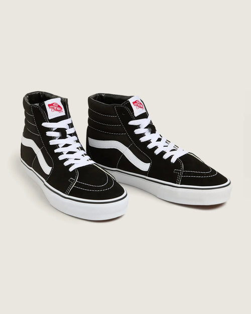 VANS UA SK8-Hi Black/Black/White Cipő kép 2