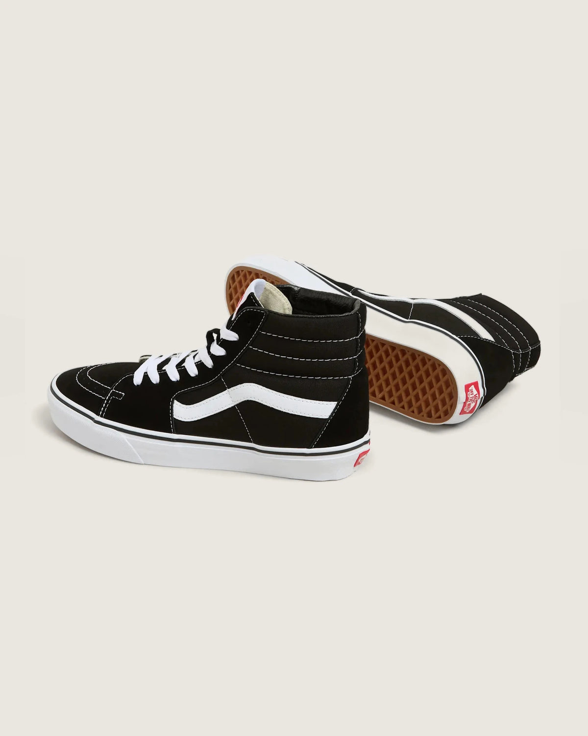 VANS UA SK8-Hi Black/Black/White Cipő kép 3