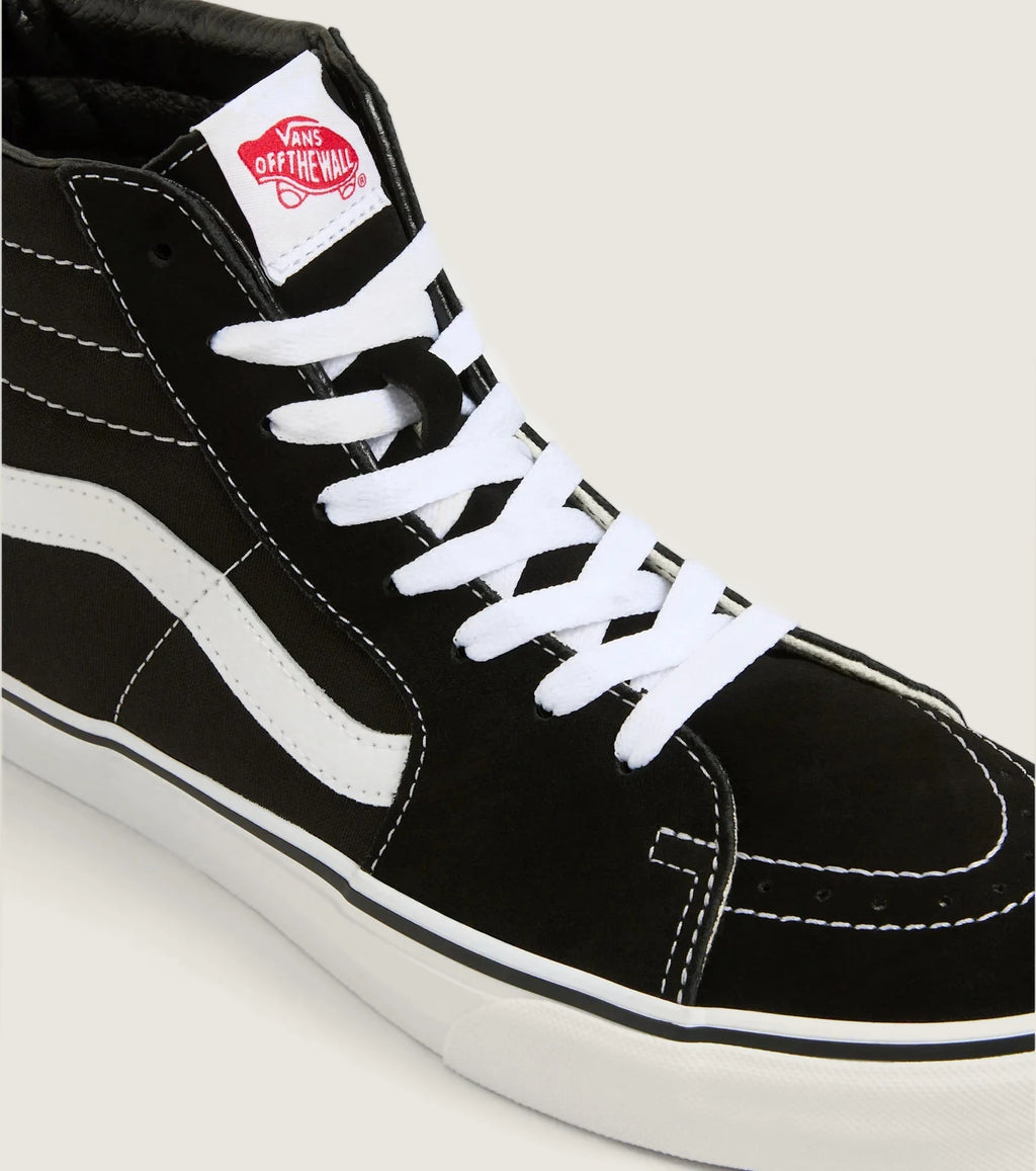 VANS UA SK8-Hi Black/Black/White Cipő kép 4