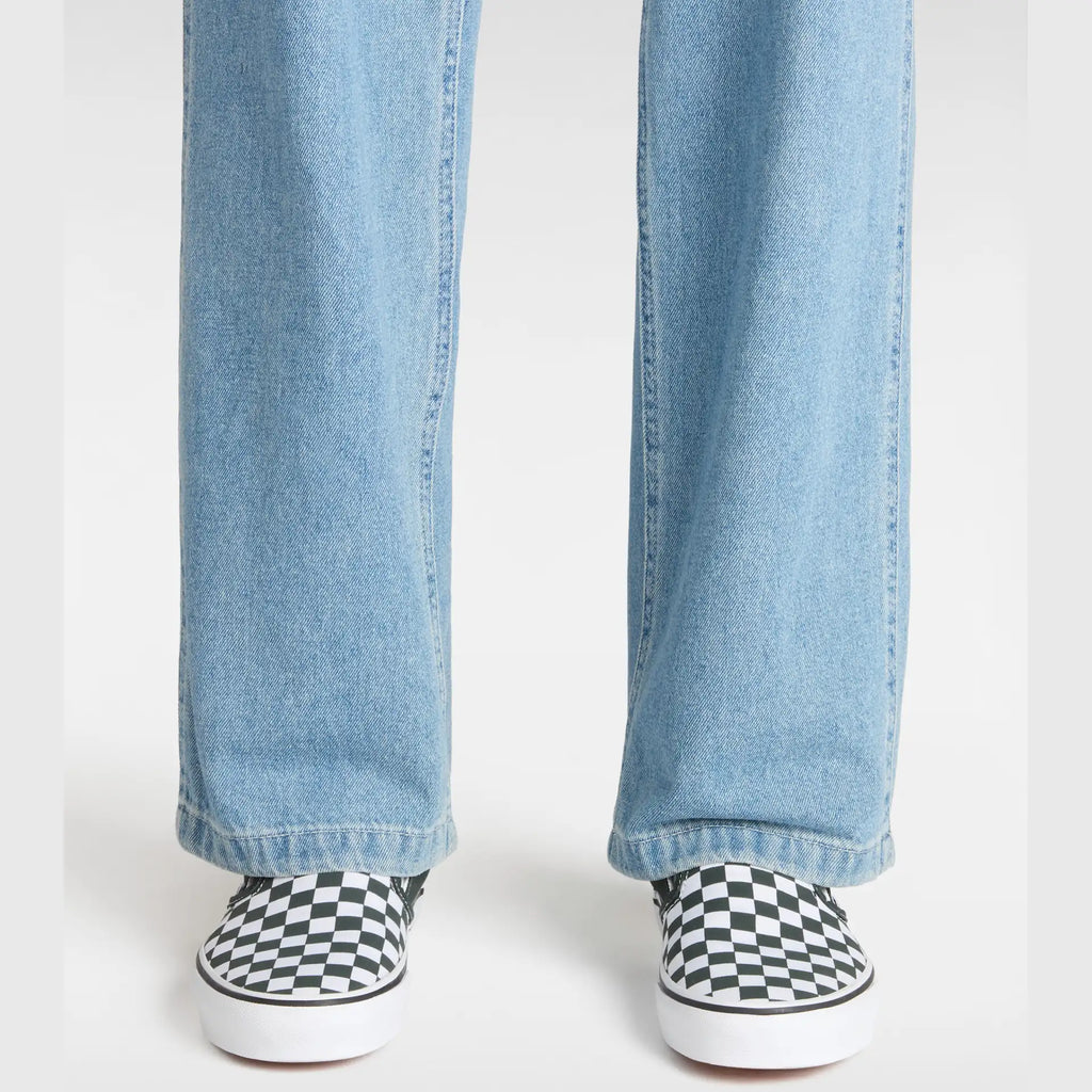 VANS Classic Slip-On COLOR THEORY CHECKERBOARD Scarab Cipő kép 5