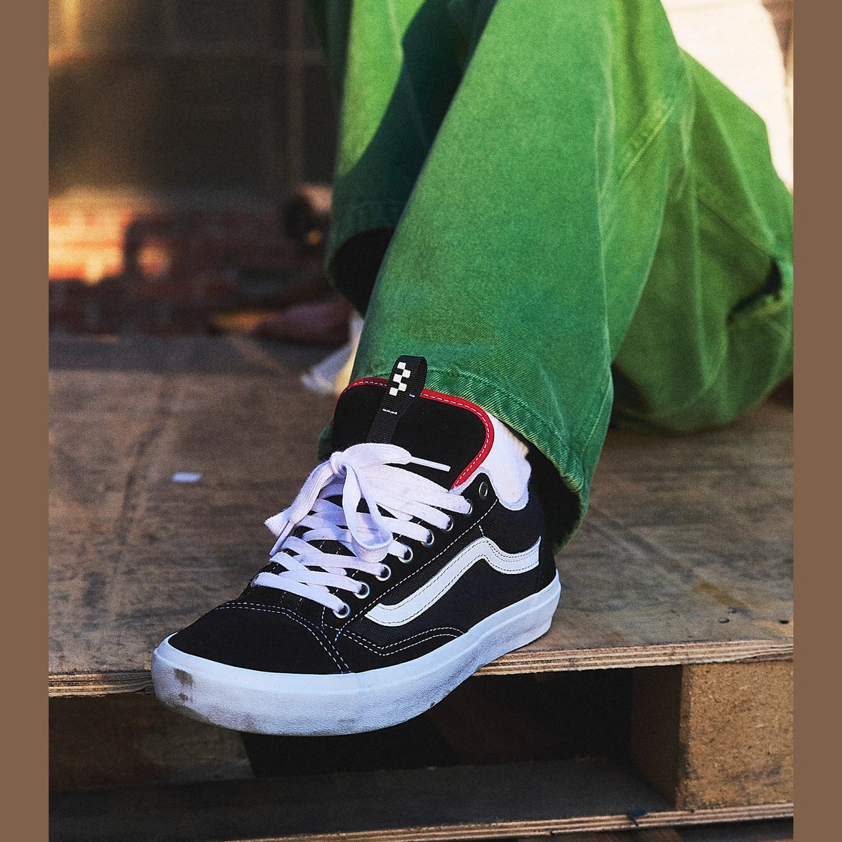 VANS Skate Old Skool 36 + BLACK/WHITE Cipő kép 7