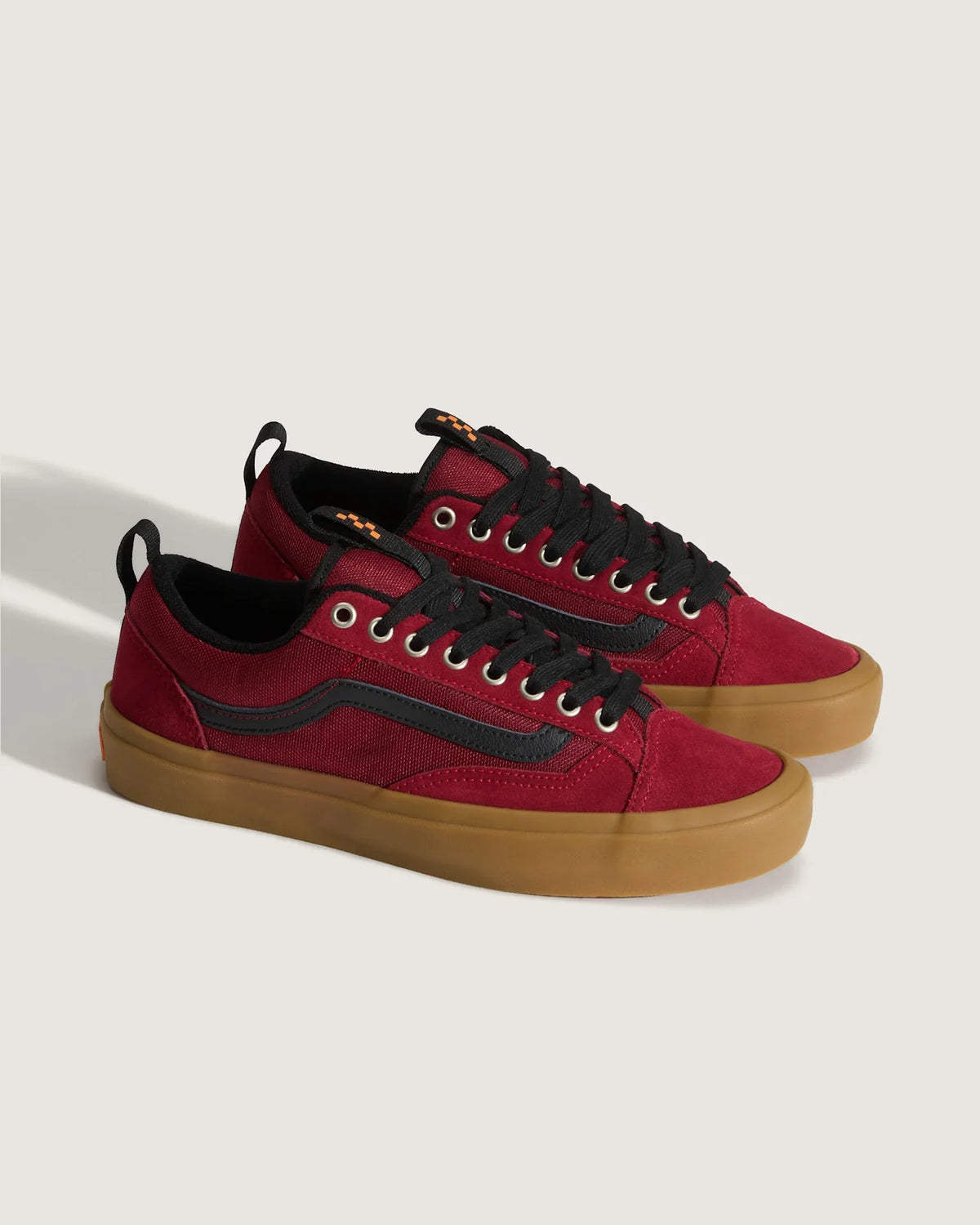 VANS Skate Old Skool 36 + GUM BURGUNDY Cipő kép 1