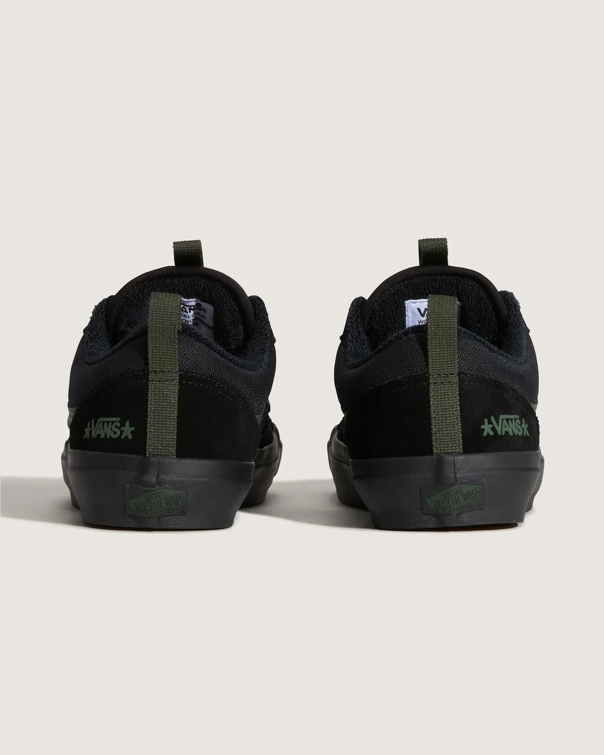 VANS Skate Old Skool 36 + Atiba BLACK/DARK GREEN Cipő kép 4
