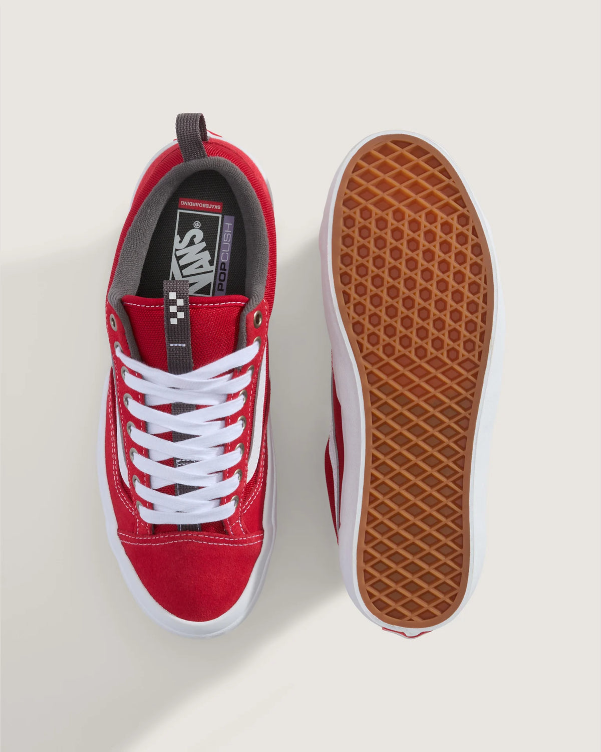 VANS Skate Old Skool 36 + RED/WHITE Cipő VN000D5RY521 - 3