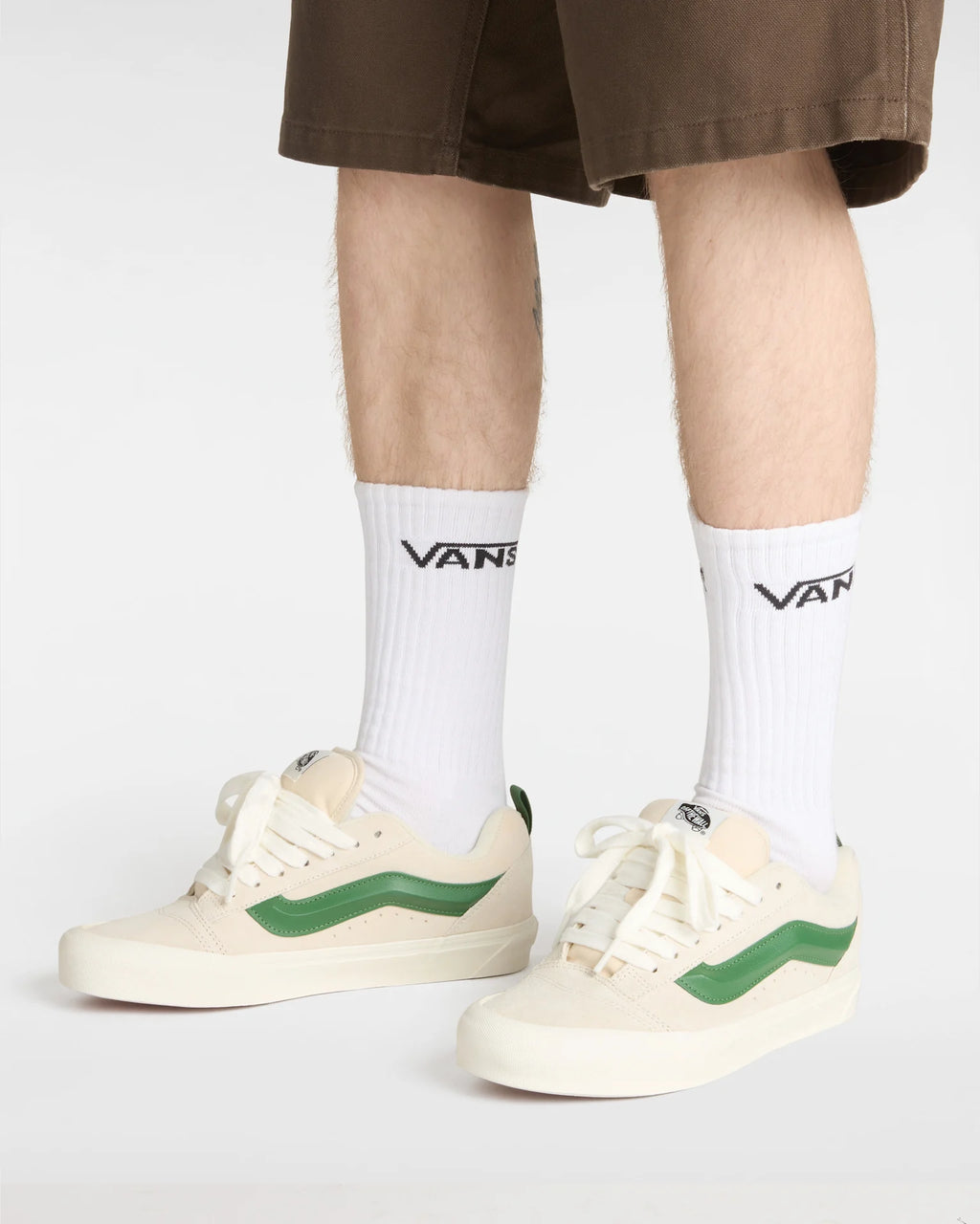 VANS Knu Skool Vintage Suede White/Multi Cipő VN000D6CWTM1 - 5