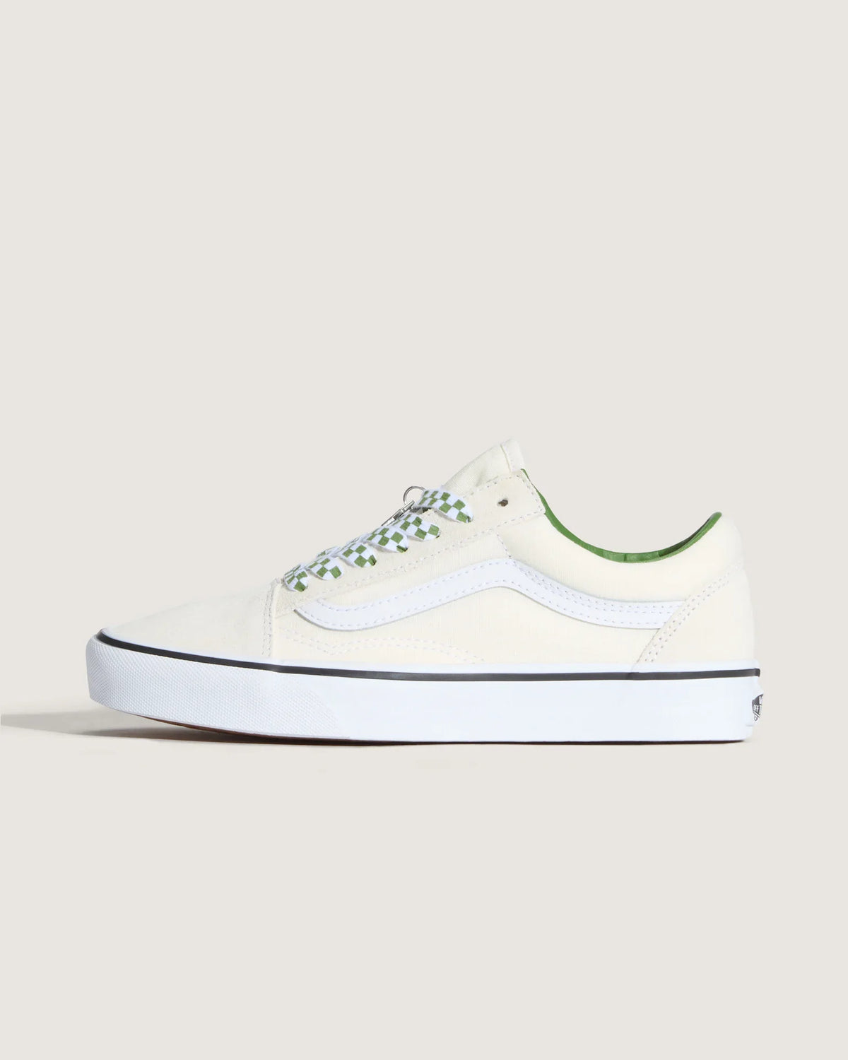 VANS Old Skool MARSHMALLOW/GREEN Cipő kép 4
