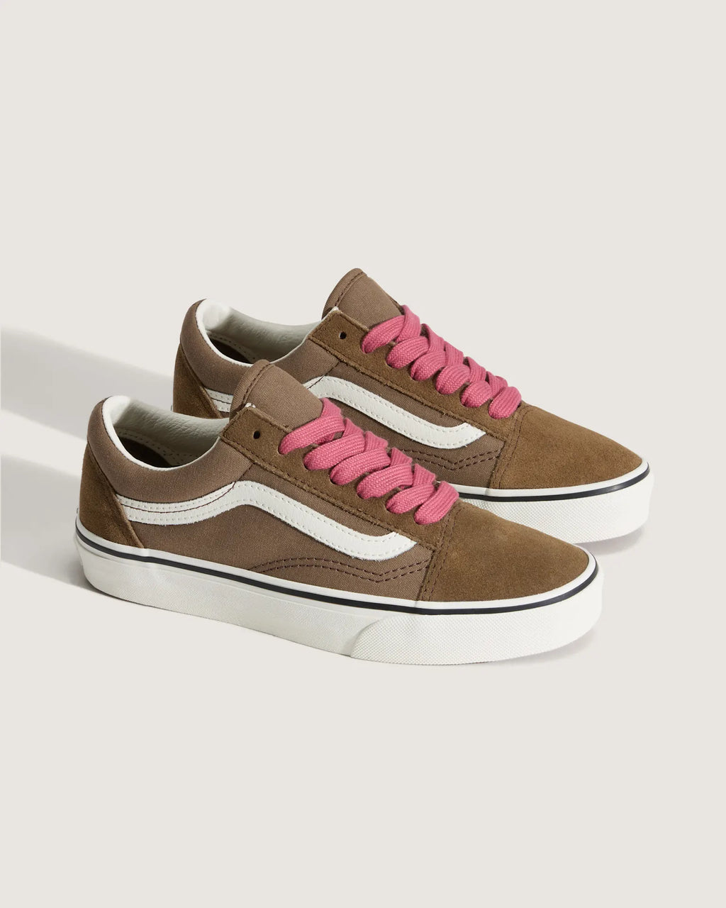 VANS Old Skool POP BROWN/PINK Cipő kép 2