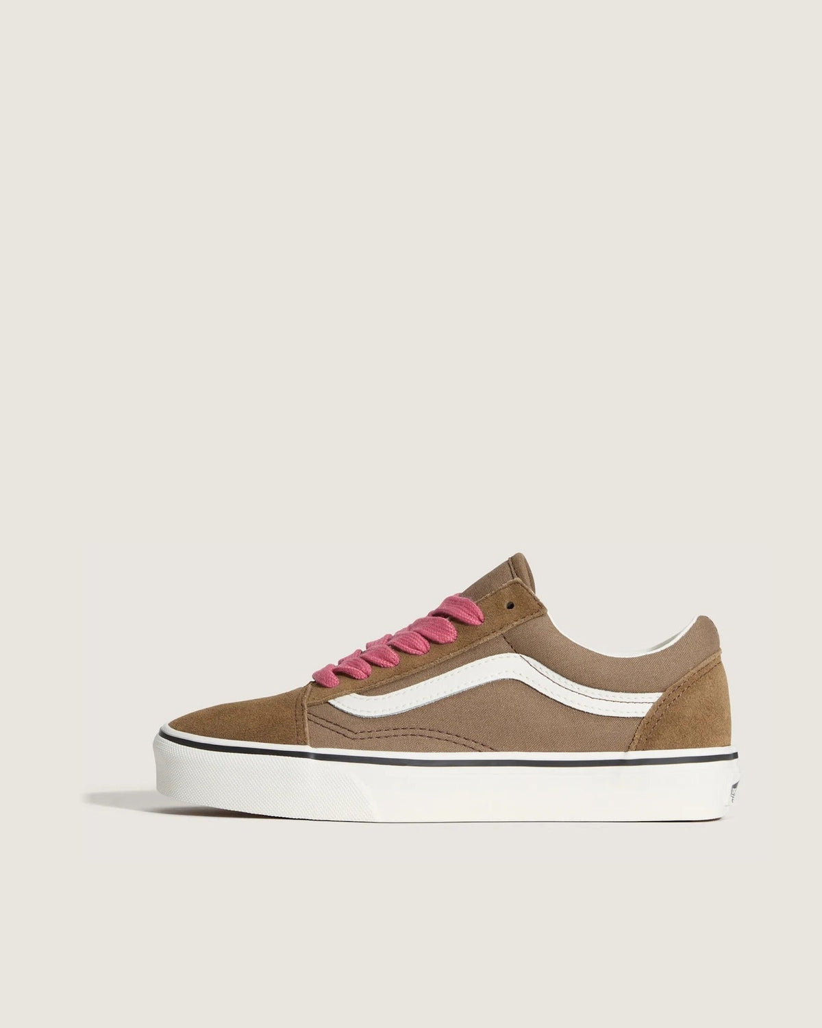 VANS Old Skool POP BROWN/PINK Cipő - 1