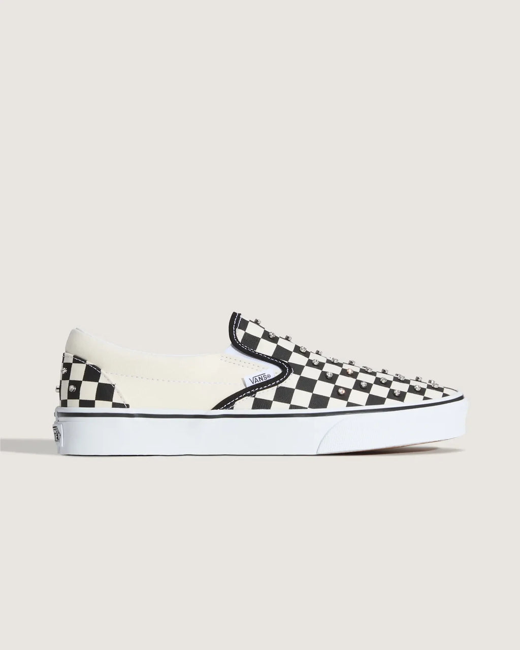 VANS Classic Slip-On CHECKERBOARD RHINESTONE BLACK Cipő kép 1