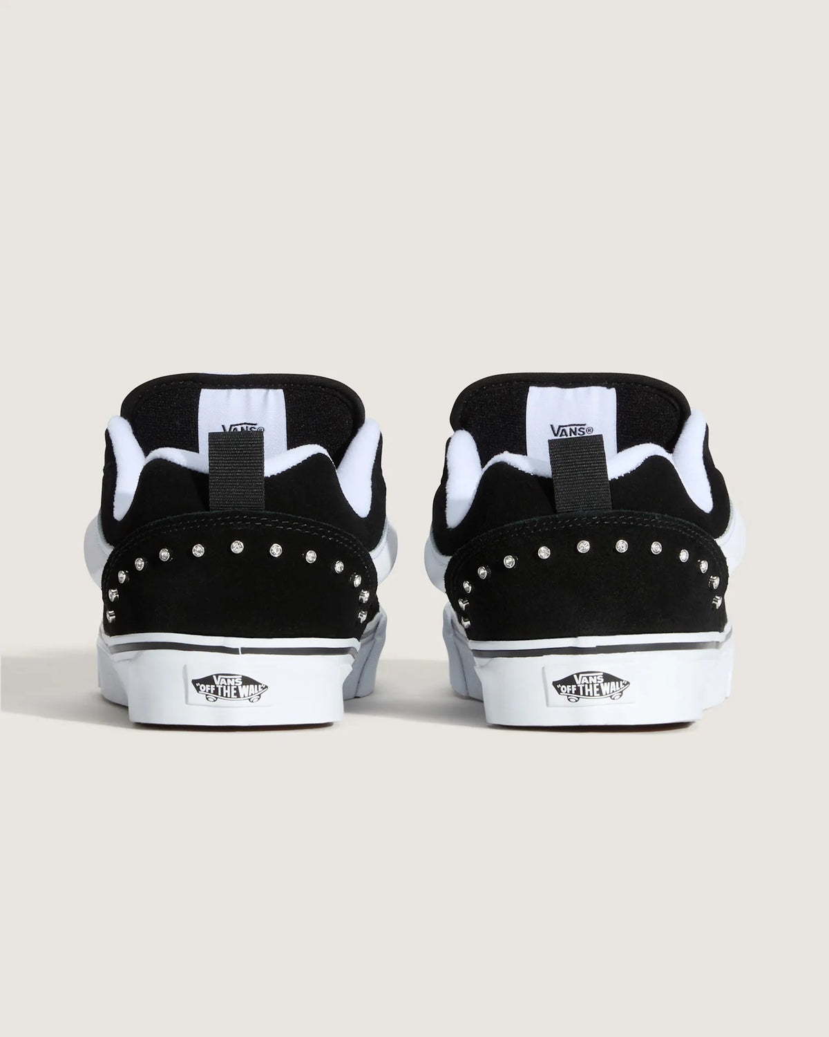 VANS Knu Skool RHINESTONE BLACK/WHITE Cipő - 5