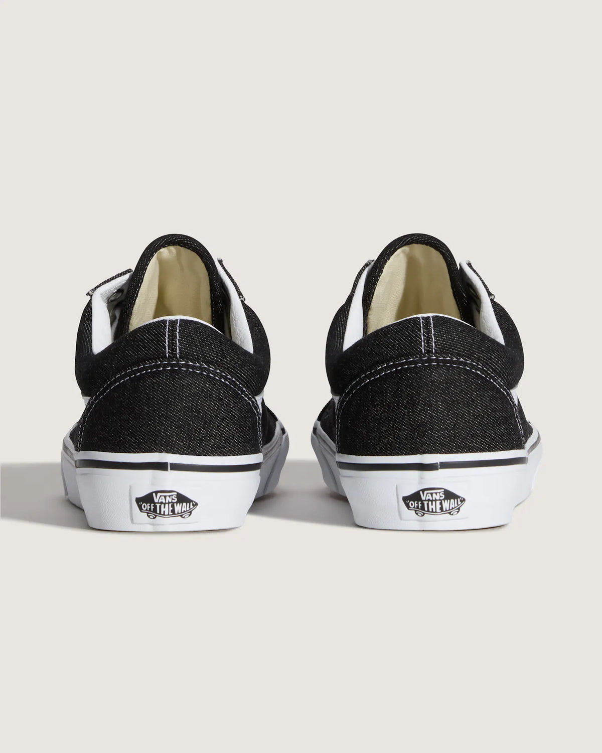 Vans Old Skool DENIM Black/True Whit Cipő VN000D7Z6BT1 - 4