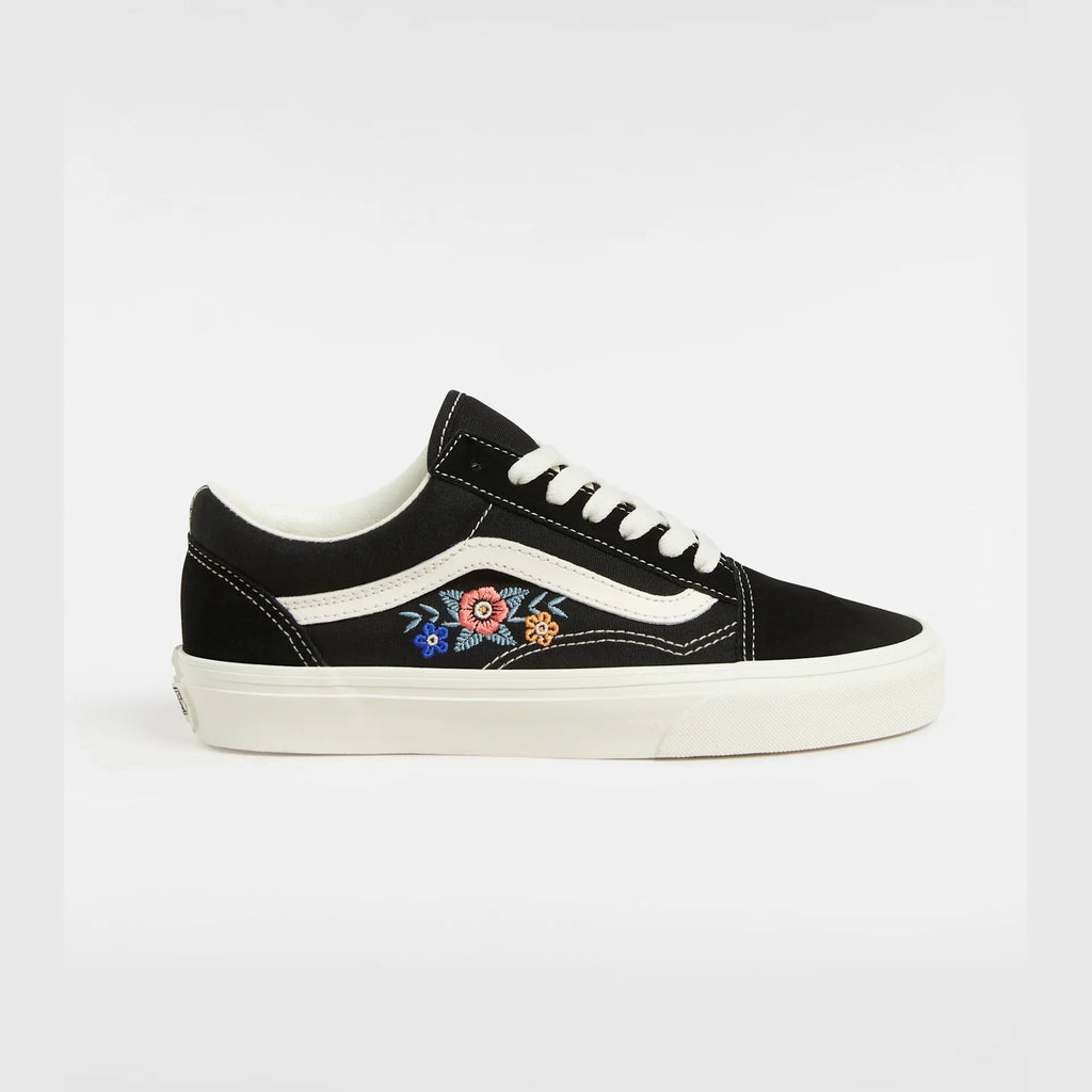 VANS Old Skool BLACK FLORAL Cipő kép 1