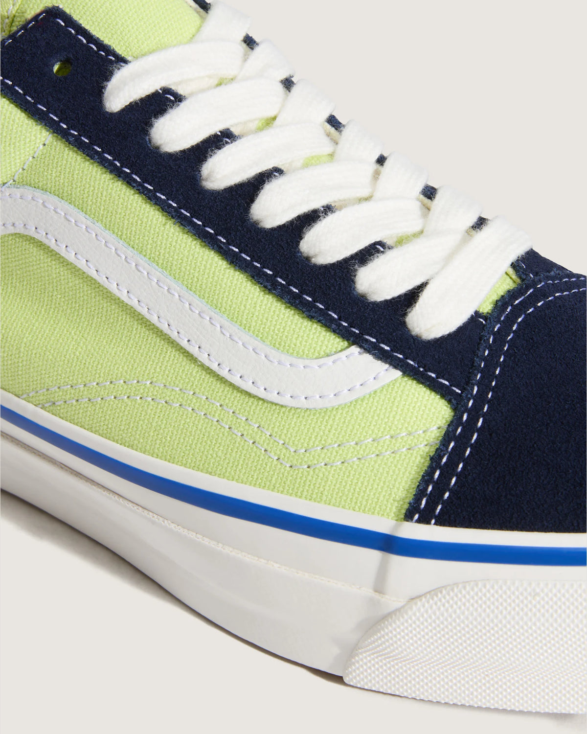 VANS LX Old Skool NINETIES Navy/Lime Cipő VN000D9JEZR1 - 7