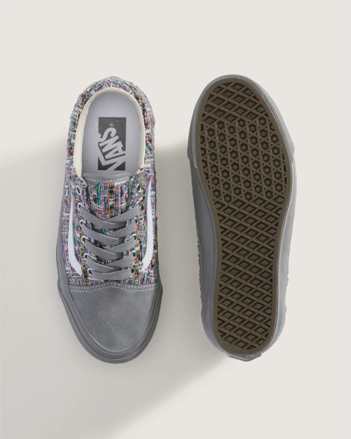 VANS LX Old Skool TWEED FROST GRAY Cipő kép 3