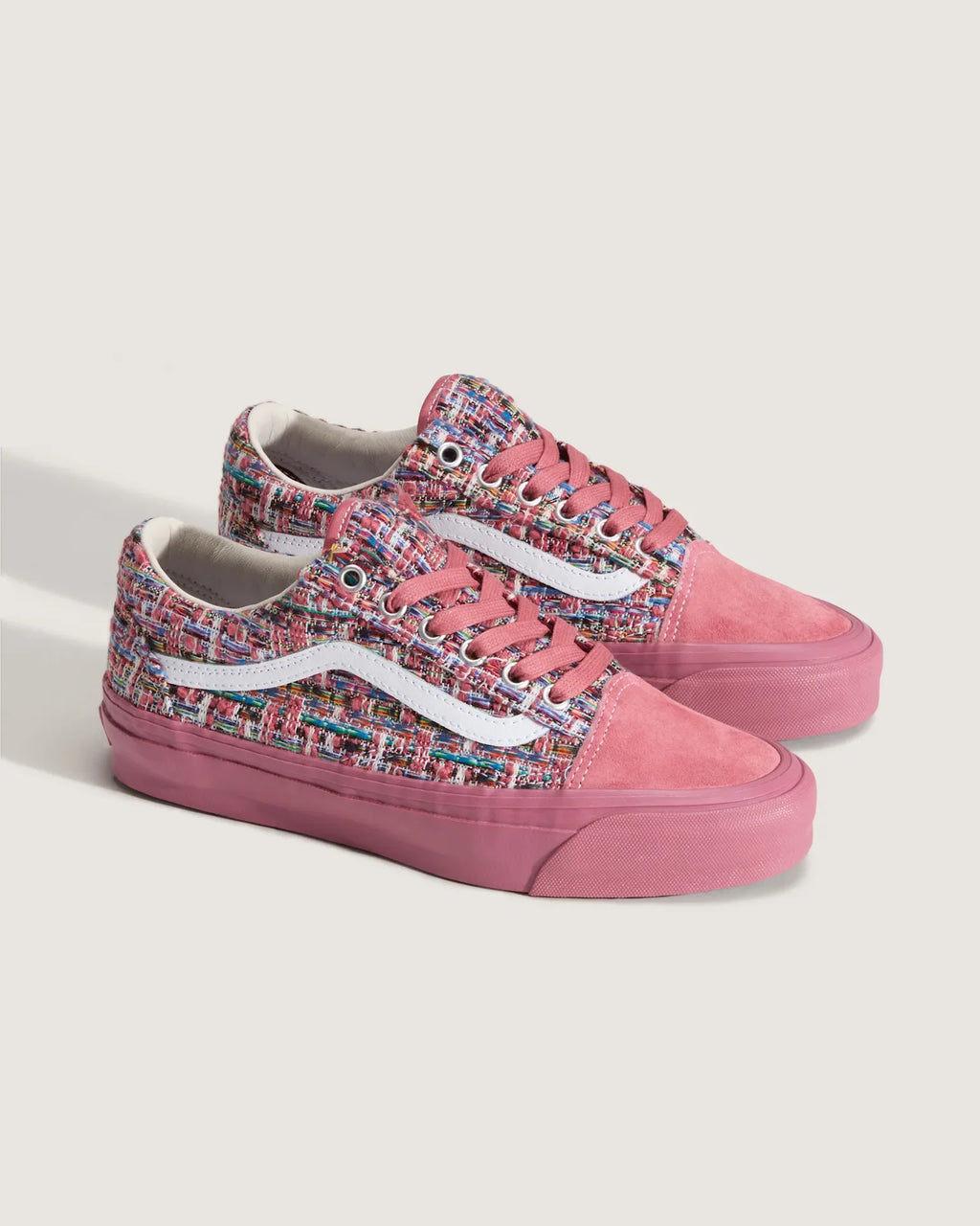 VANS LX Old Skool TWEED MAUVEWOOD Cipő kép 2