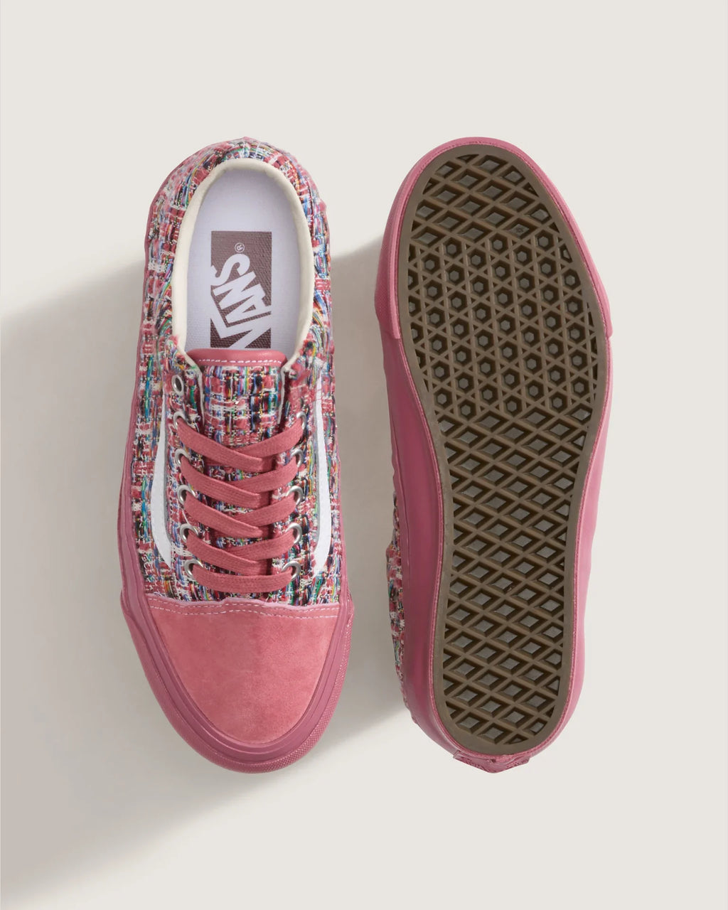 VANS LX Old Skool TWEED MAUVEWOOD Cipő kép 3