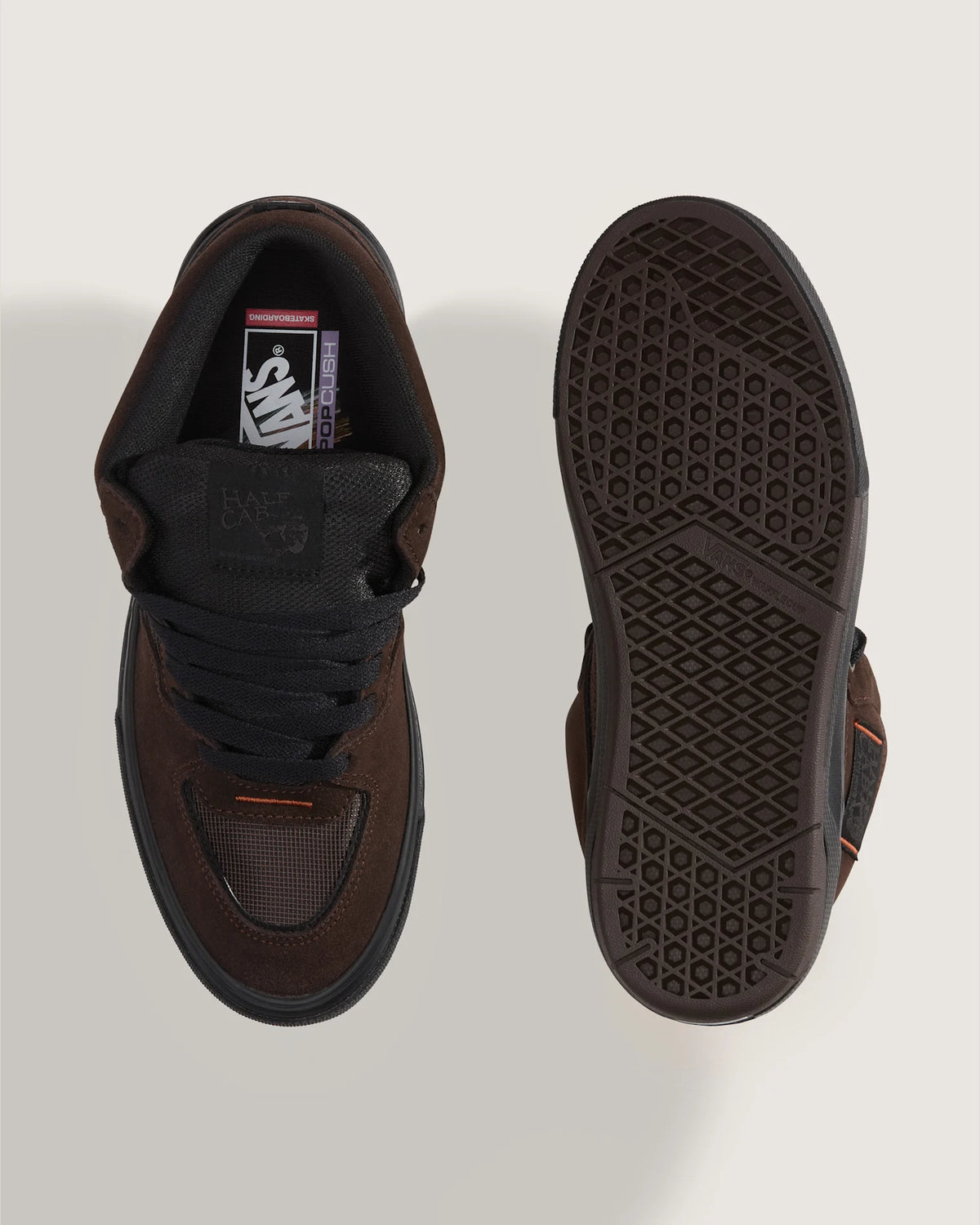 VANS Skate Half Cab Wafflecup Rizzo Brown/Black Cipő VN000D9ZY491 - 3