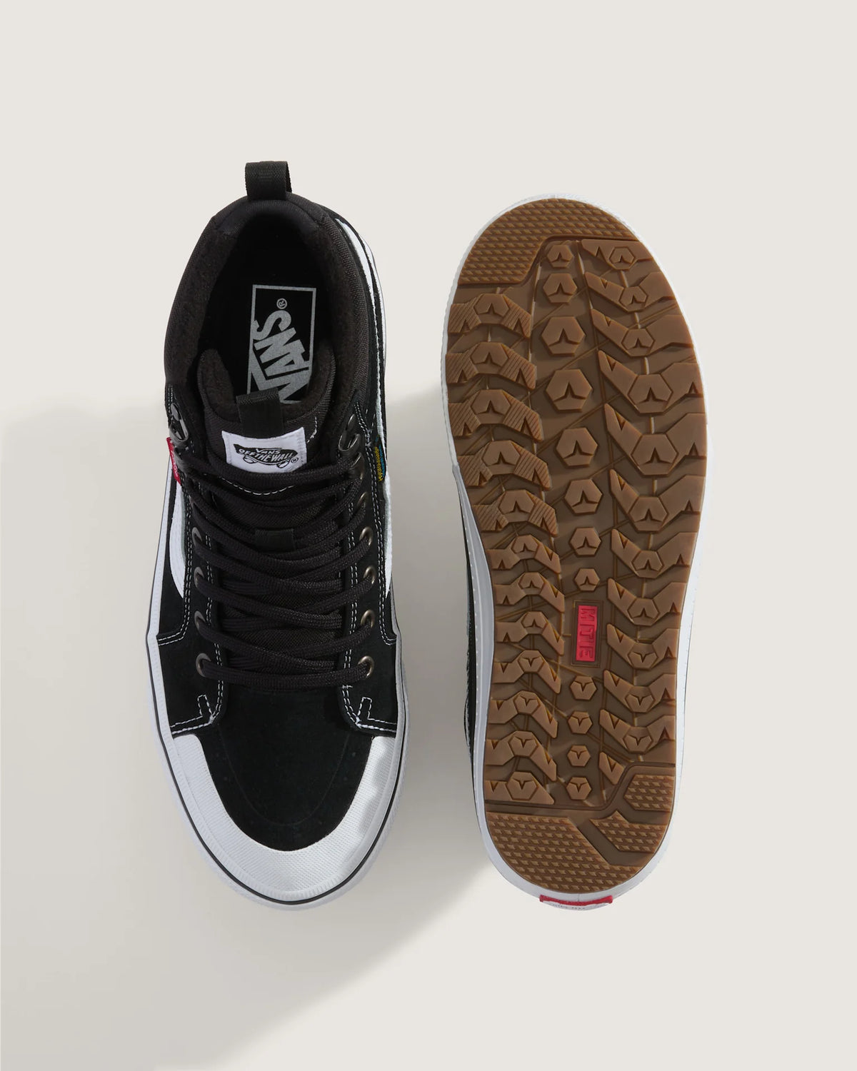 VANS MTE Sk8-Hi Waterproof Insulated BLACK/WHITE Cipő VN000DAQBA21 - 3