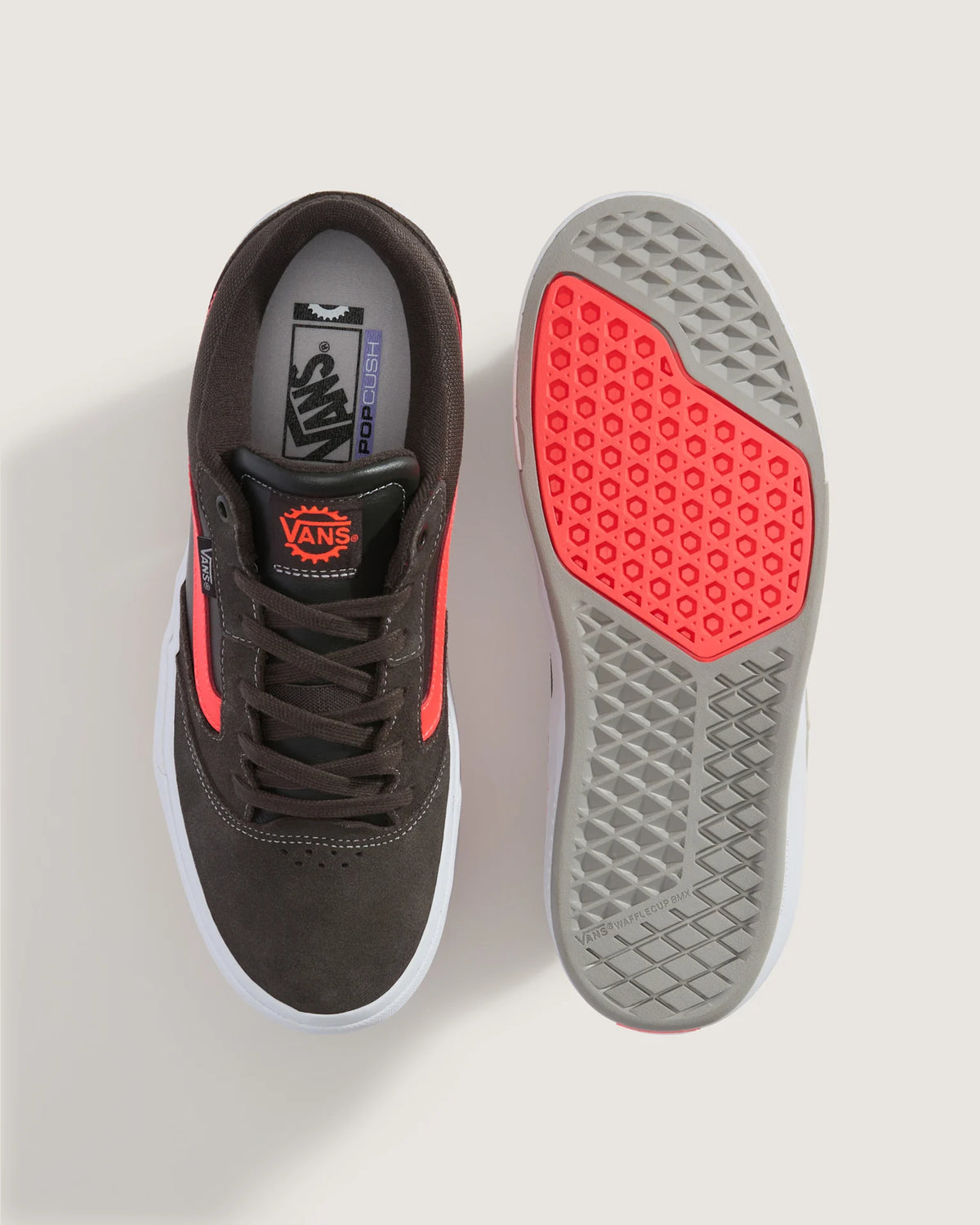 VANS BMX Proof Wafflecup FADE BLACK/CORAL Cipő VN000DCGBCU1 - 2