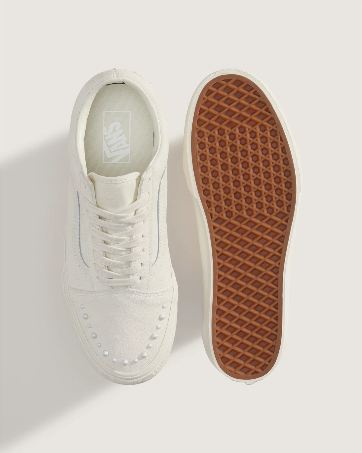 VANS Old Skool Platform Pearls MARSHMALLOW Cipő VN000E87CCZ1 - 3