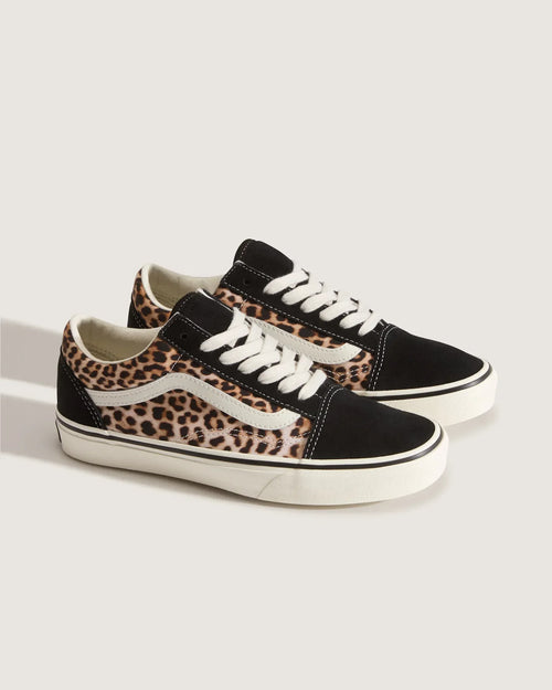 VANS Old Skool Black/Leopard Cipő VN000E8WYY61 - 2