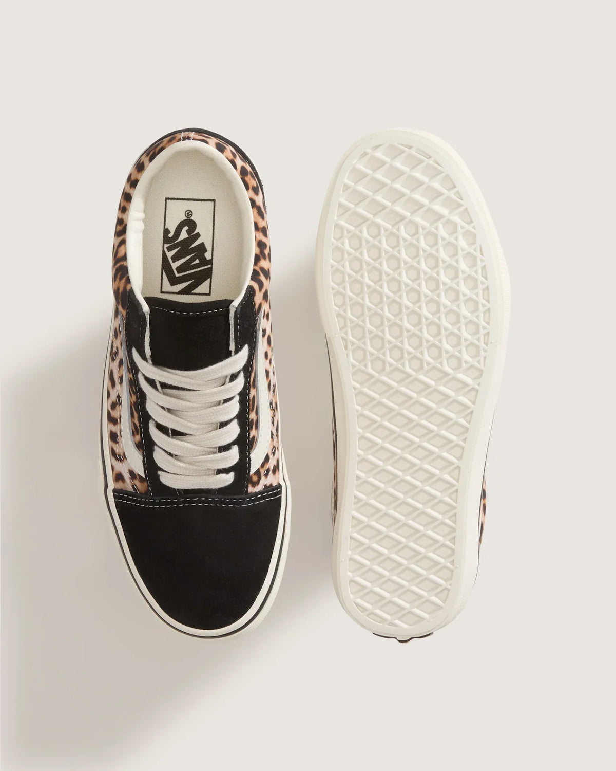 VANS Old Skool Black/Leopard Cipő VN000E8WYY61 - 3