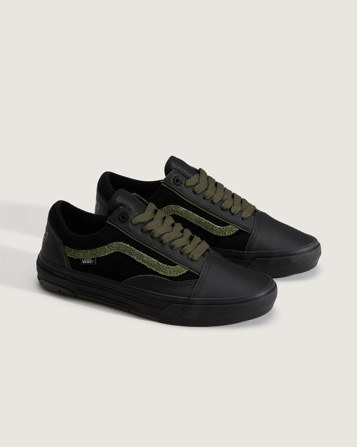 Vans Skate Old Skool Wafflecup Willow Green/Black Cipő VN000EB72031 - 2