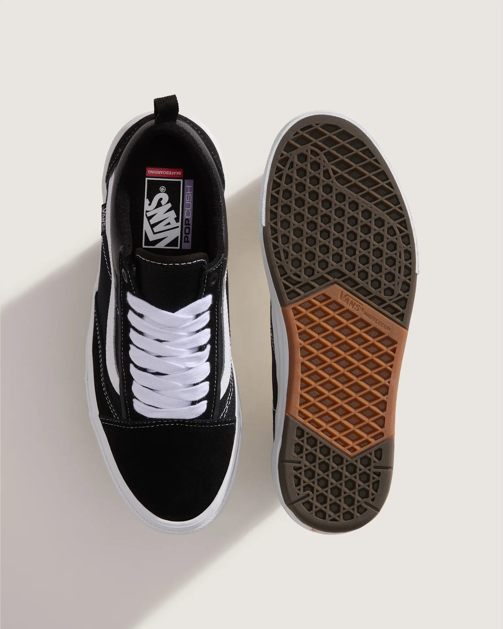 VANS Skate Old Skool Wafflecup Black/White Cipő VN000EB7BA21 - 3