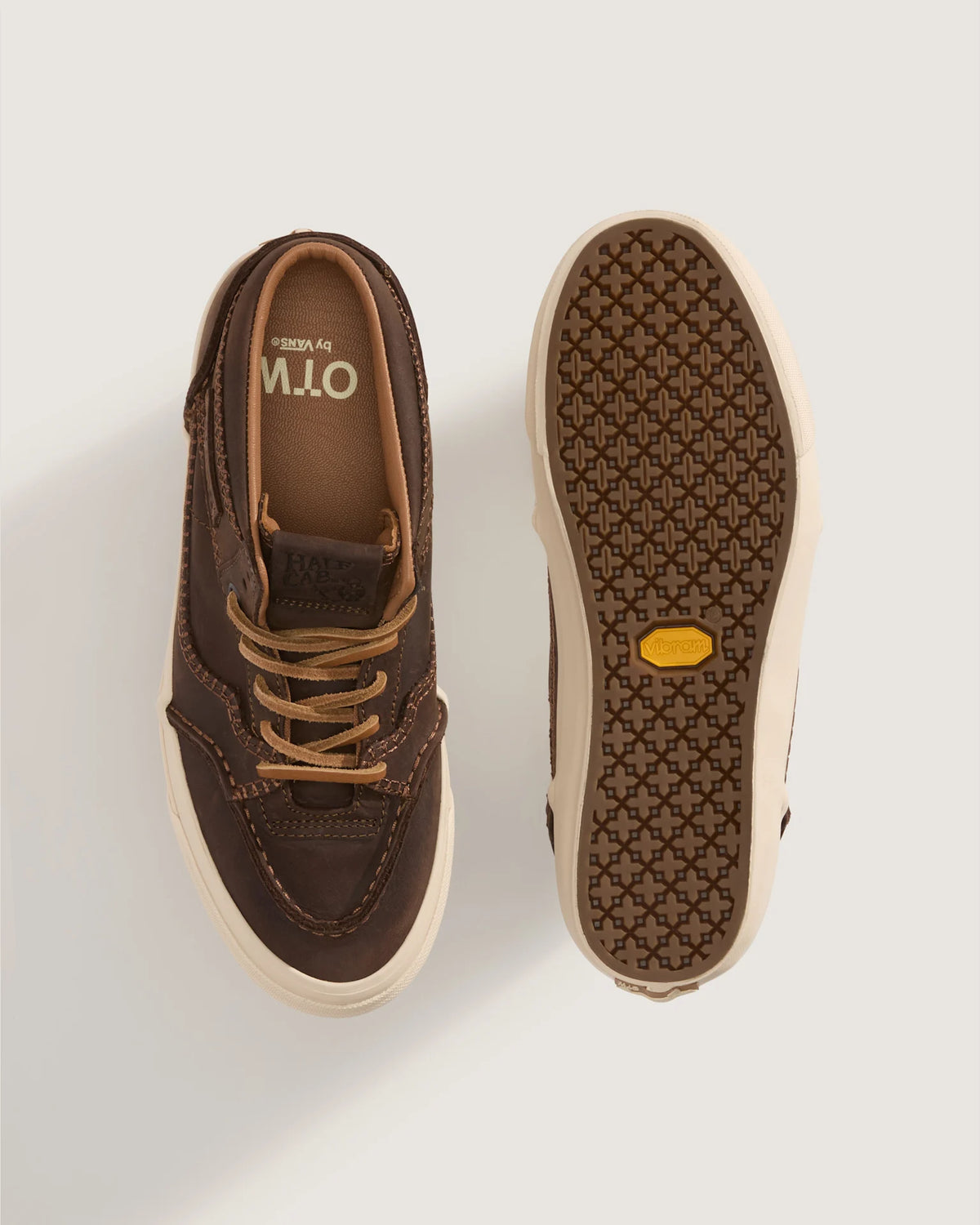 Vans OTW Half Cab 33 Moc Vibram Classic LEATHER potting soil Cipő VN000ED1DMV1 - 3
