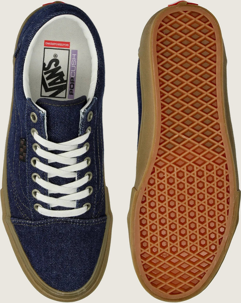 VANS Skate Old Skool BLUE DENIM Cipő kép 2