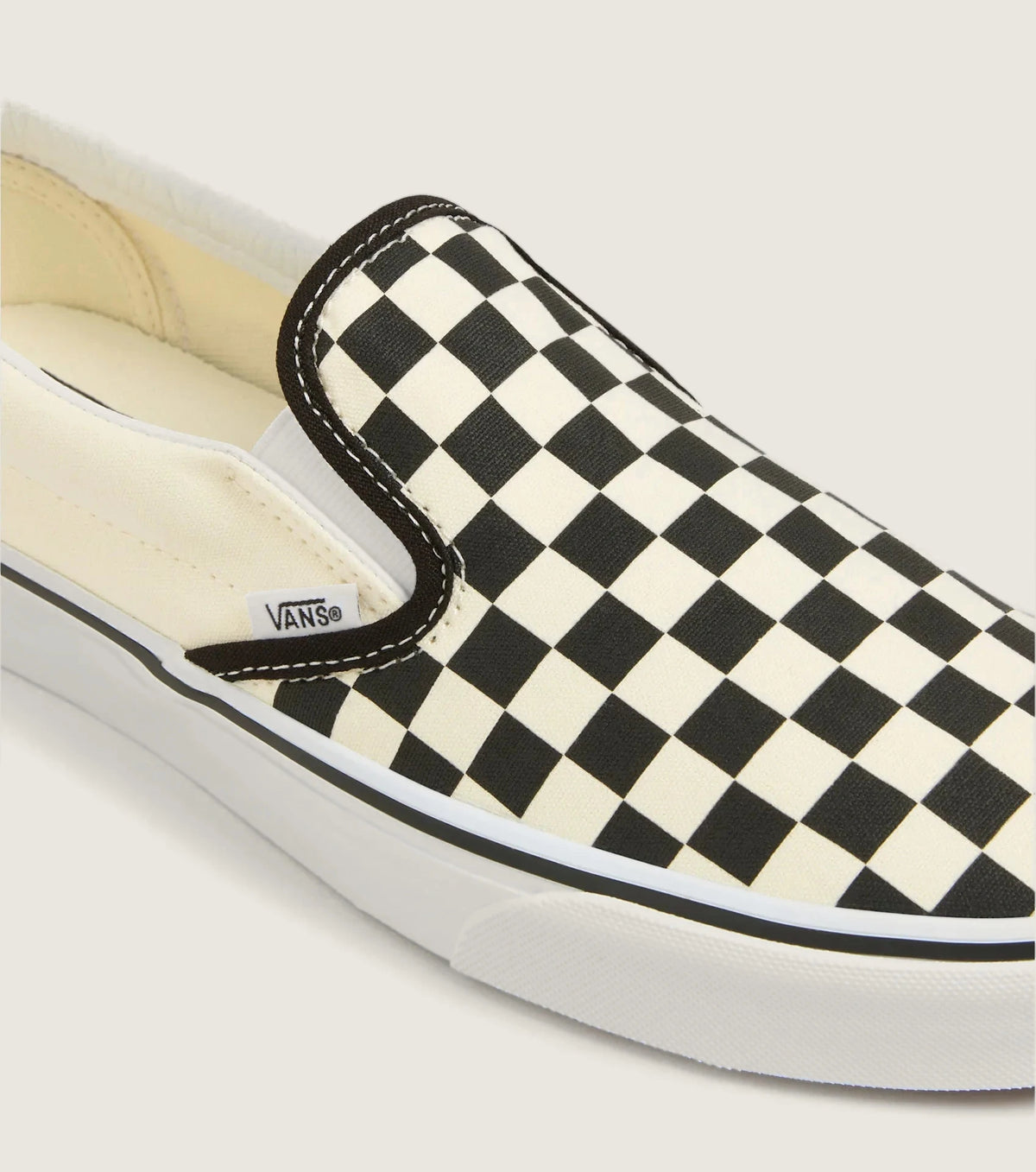 VANS UA Classic Slip-On Blk&WhtChckerboard/Wht Cipő kép 5