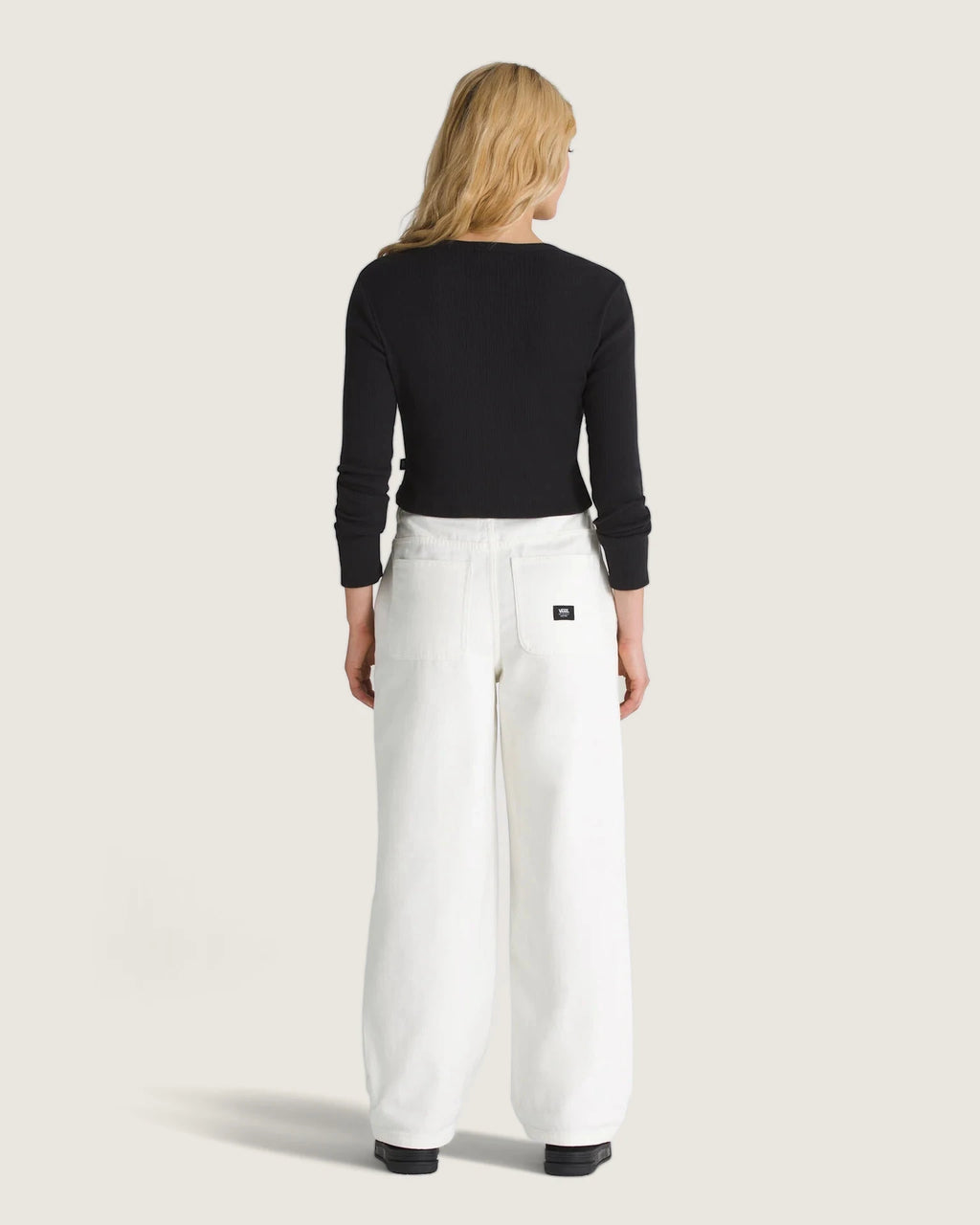 VANS Curbside Pant MARSHMALLOW Nadrág VN000FVHFS81 - 3