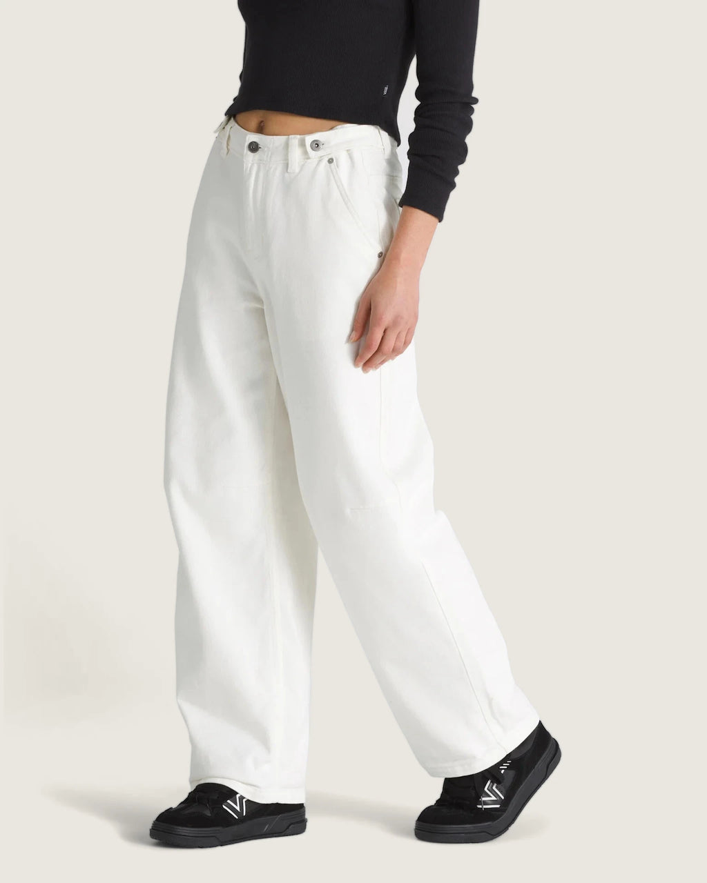 VANS Curbside Pant MARSHMALLOW Nadrág VN000FVHFS81 - 4
