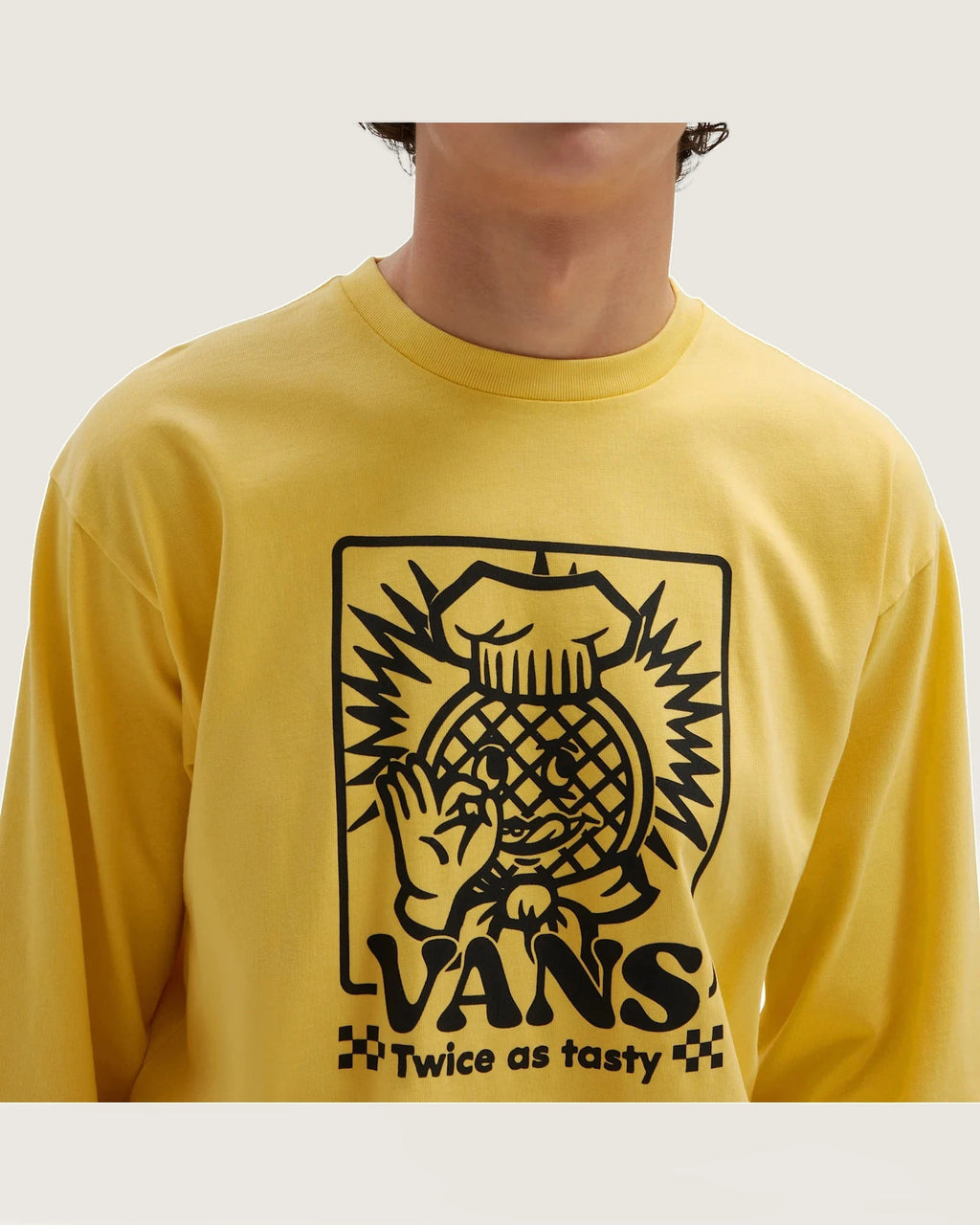 VANS TASTY TWICE L/S SAMOAN SUN Póló VN000G0ANB21 - 4