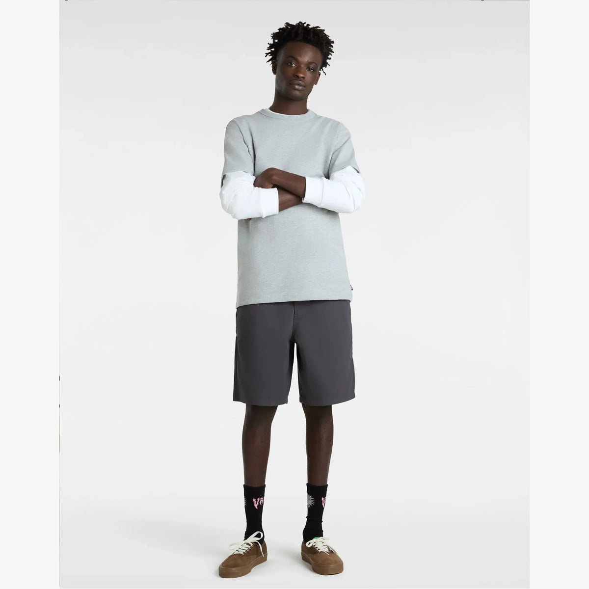 VANS OFF THE WALL II SS Athletic Heather kép 5