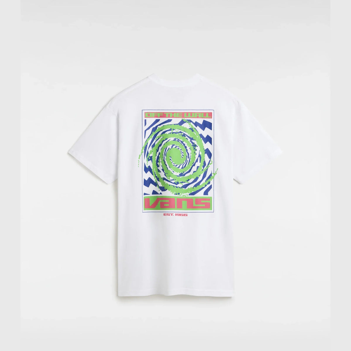 VANS WORMHOLE WARPED SS TEE White kép 2